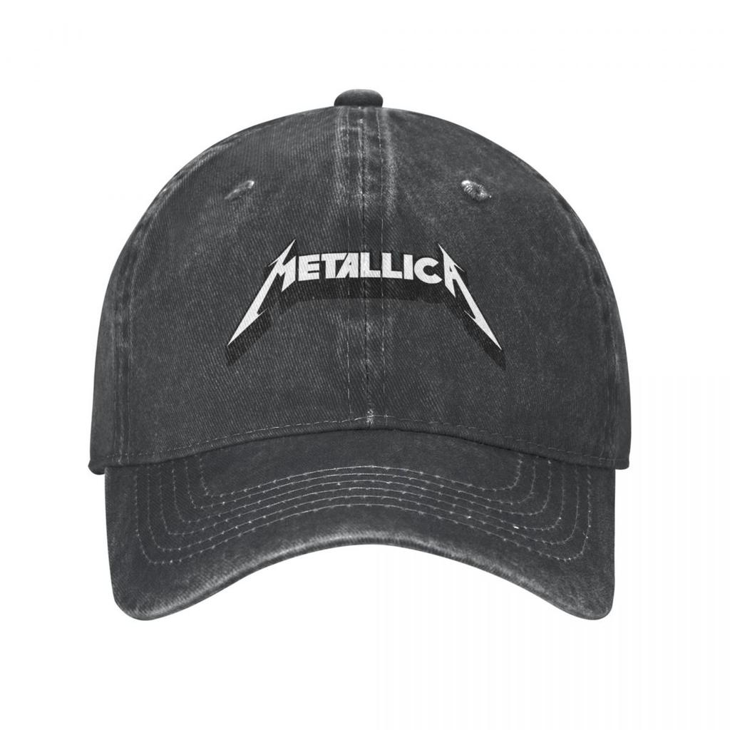 Metallicas Baseball Caps Antrekk Merch Unisex Vintage Distressed Denim Heavy Metal Band Trucker Hat Snapback