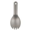 Lixada Kısa Saplı Titanyum Spork Ultralight Çocuk Bebek Spork Açık Kamp Piknik Sofra Takımı