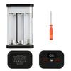 22.5W Fully Transparent Power Bank Case Solderless 6/12-Cell 18650 Battery Box with PD Fast Charging DIY Mobile Power Bank Kit