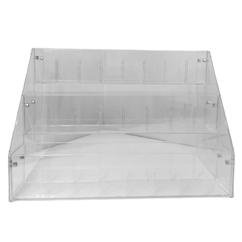 Clear Tiered Skincare and Makeup Organizer Box
