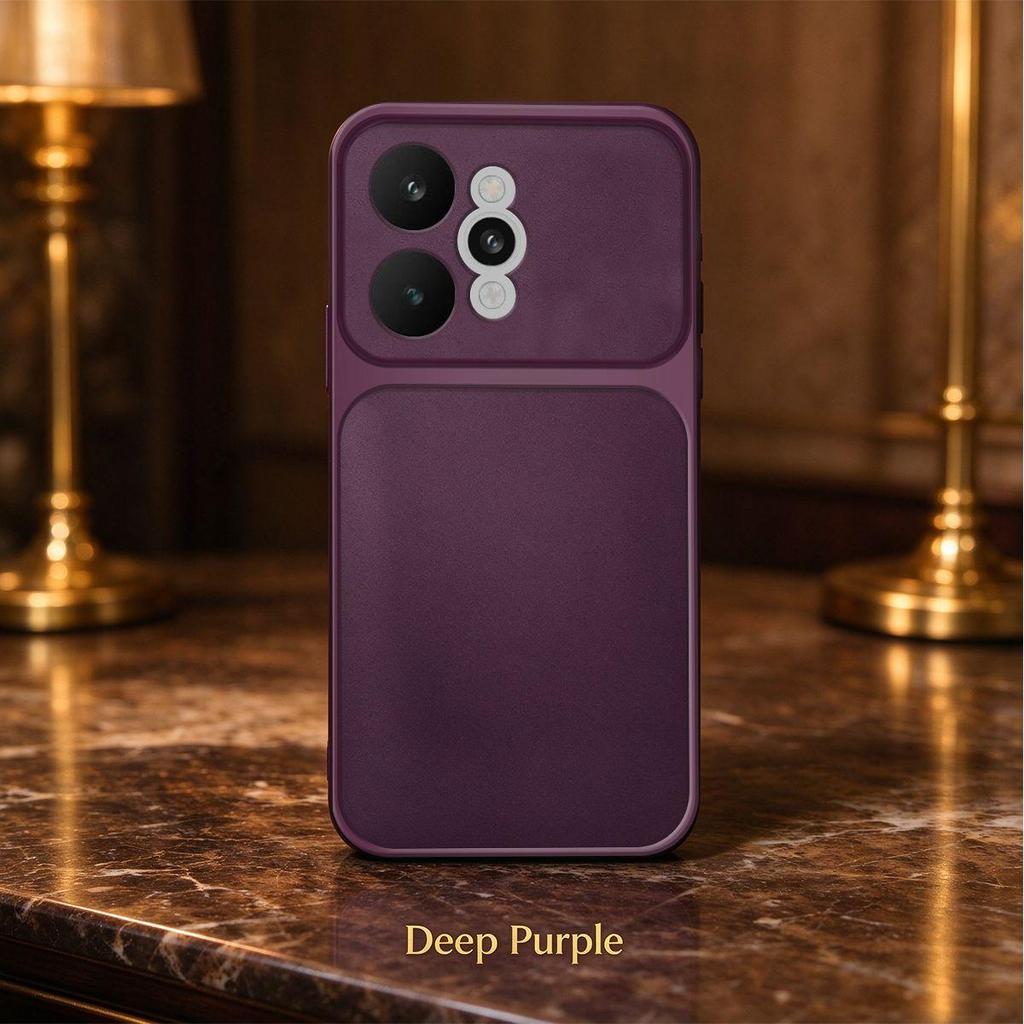 Slim Fit Flexible TPU case for realme 15T Matte Big Window Lens Cover