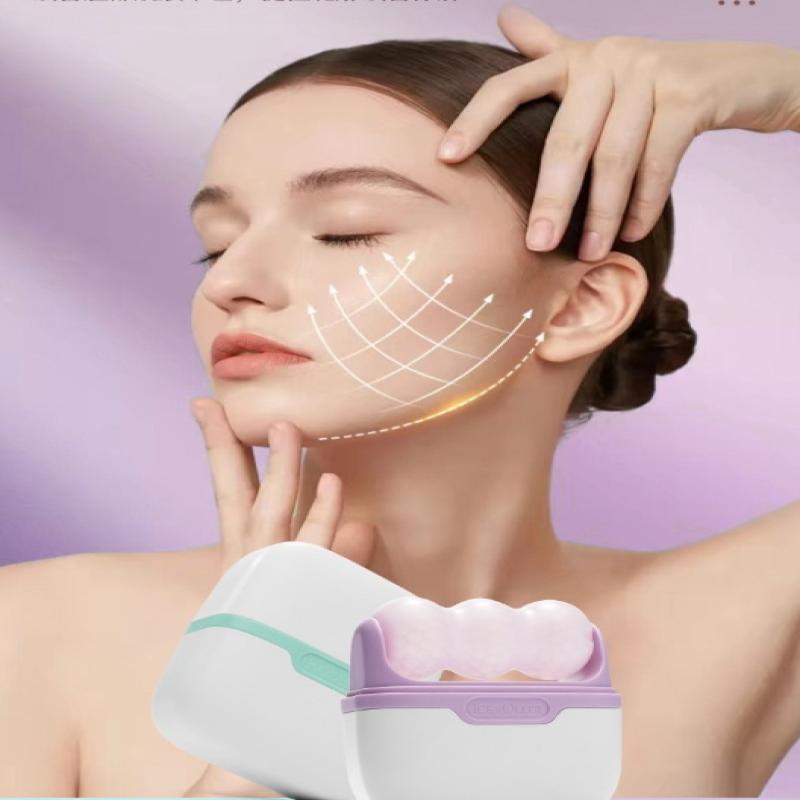 Cold Compress Device Double Headed Roller 2-In-1 Ice Massage Device Multi Functional Massager For Relieving Edema Cooling