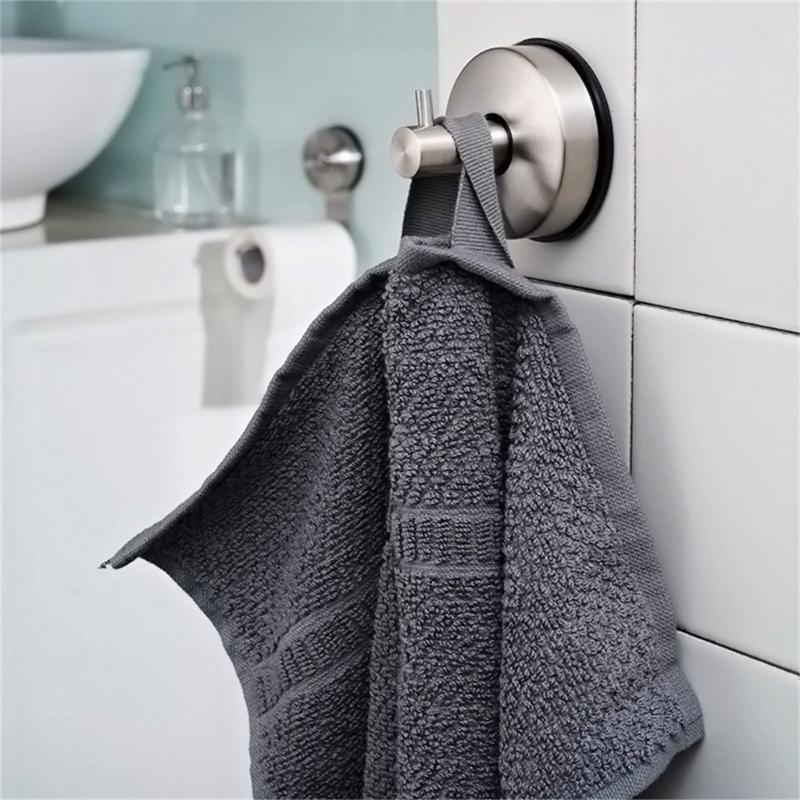 Strong Suction Cup Hook for Holiday Wreaths Bathroom Kitchen Waterproof Stainless Steel Wall Hangers