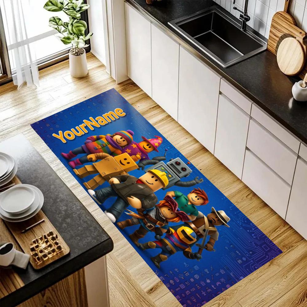 Roblox Customize Your Name Kitchen Rug Runner Rug Laundry Mat Hallway Entryway The Best Gift Choice