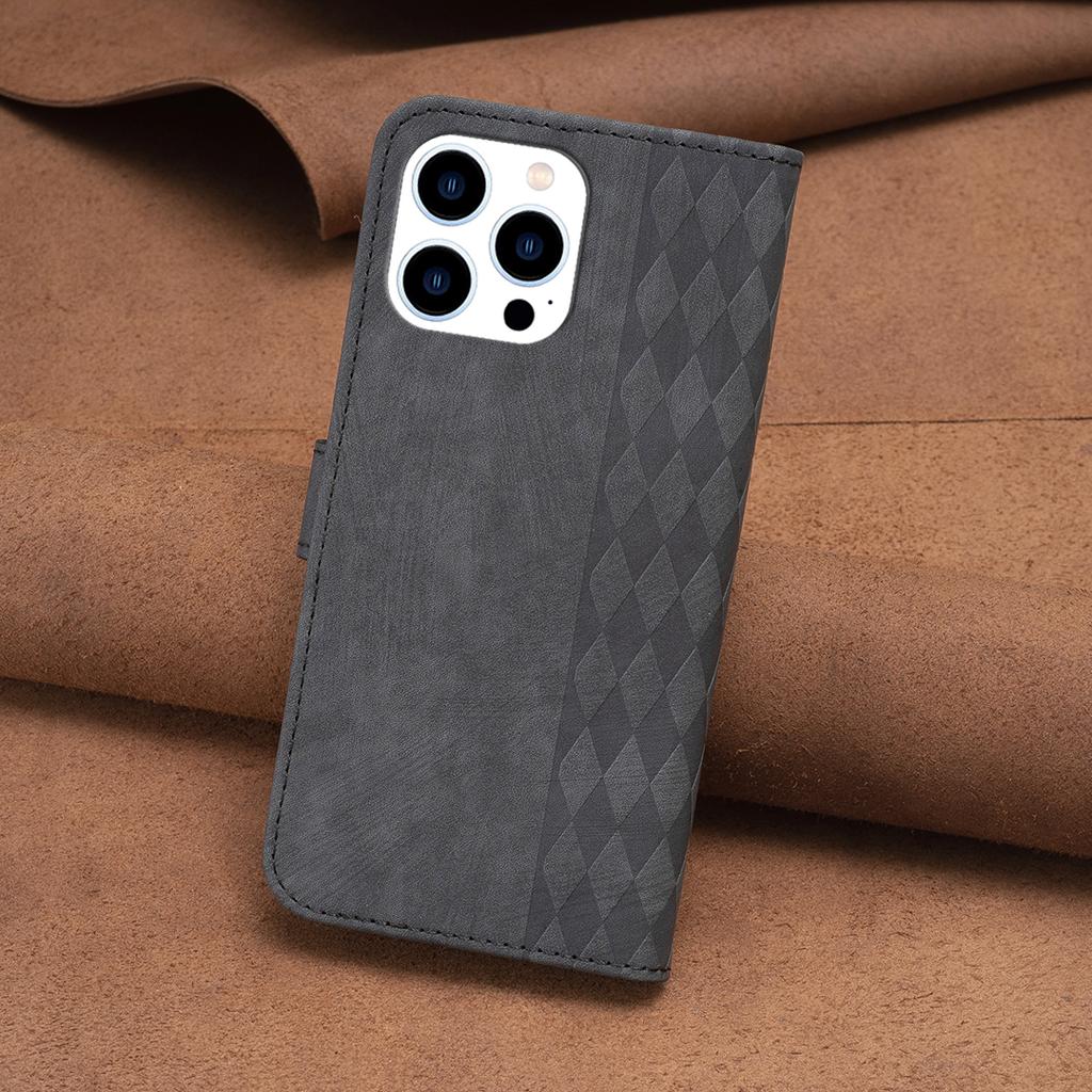 Phone Case for iPhone 13 Pro Max 6.7 inch Magnetic Closure Wallet Imprinting Pattern Stand Cover