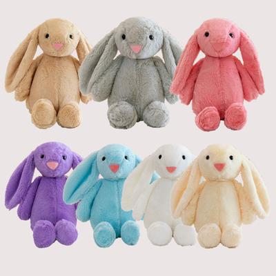 Plüschhase Ostern Kuscheltier Spielzeug Superweiches Kaninchen Puppe Plüschkissen mit langen Ohren Ostern Kindergeschenk