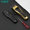VGR Brushless Hair Trimmer Cordless Hair Cutting Machine Professional Clippers Vector Motor Haircut Barber 9000 RPM Trimmer for Men Shaver V-015