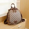 Light Luxury Vintage Pattern Women's Backpack 2026 New Fashion Versatile Commuting Travel Backpack Large Capacity Crossbody Bag
