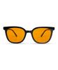 Nyuteib Relaxed Fit Tinted Sunglasses - Orange