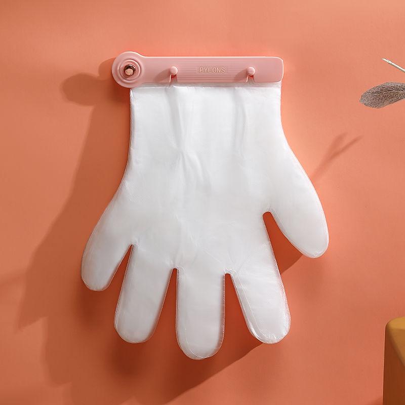 Disposable Glove Holder Organizer Wall Mounted Glove Dispenser with 100pcs Gloves,Creative Kitchen Gadgets Glove Dispenser