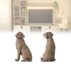 Tree Willow Love My Dog Dark Figurine Resin Multi Colour Desktop Toy Ornament