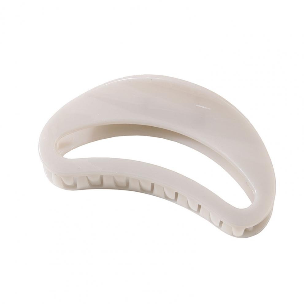 

Женский коготь для волос, полые геометрические полукруглые заколки для волос, сильный захват на затылке, большой объем, зажим для волос в форме акулы серый