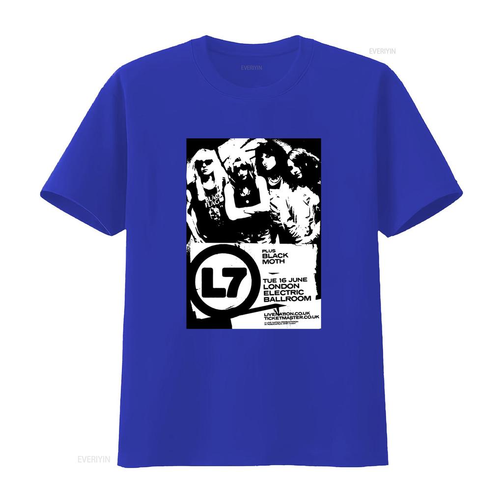 New L7 Band Concert Tour T Shirt White All Sizes S 5xl Vintage Comfortable Unisex Graphic Top For Everyday Wear