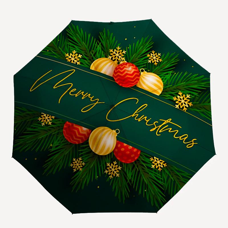 

1pc Decorations Auto-Fold Umbrella with One-Touch Open/Close - 8 Reinforced Ribs for Windproof Stability, yy251118184
