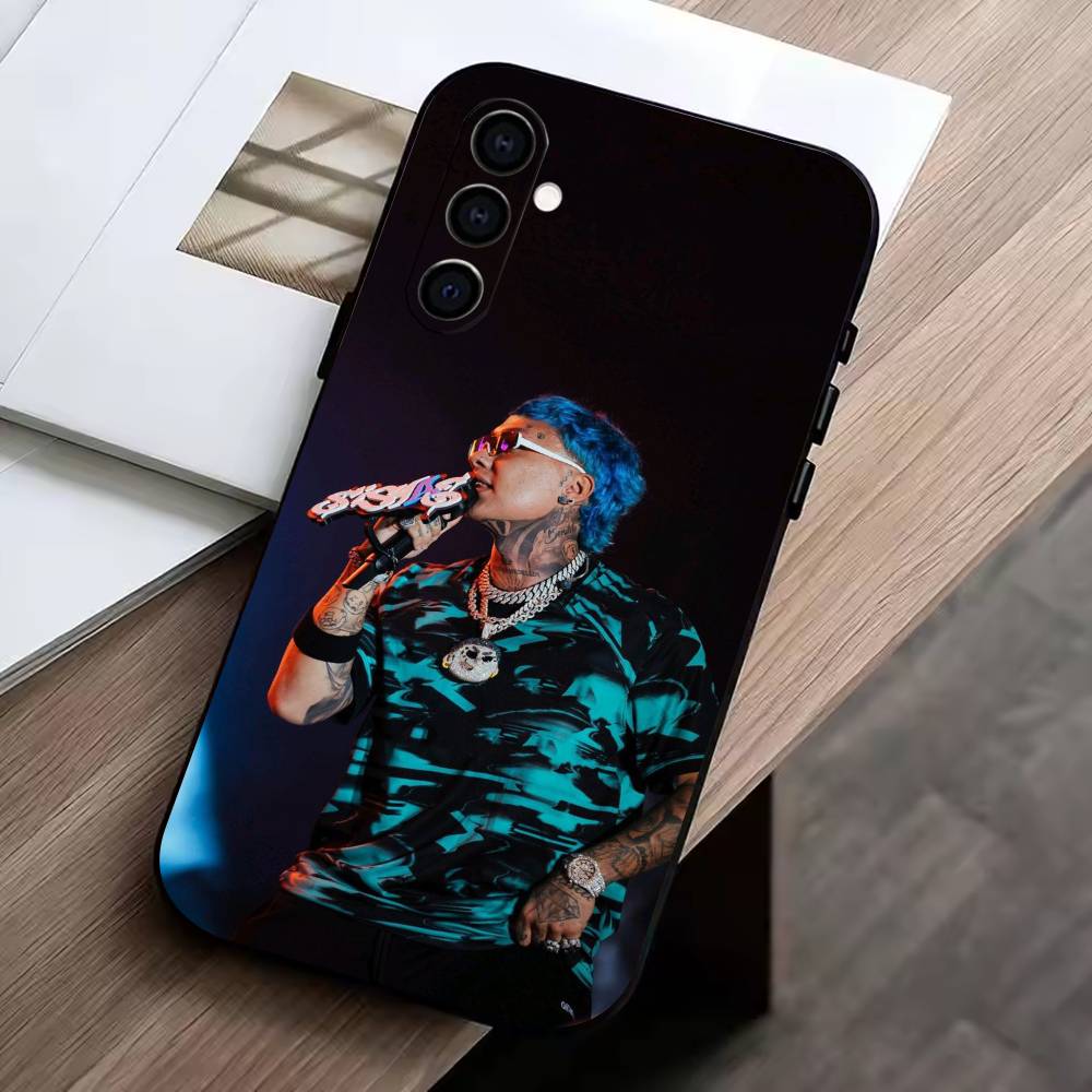 BC-Rapper Blessd Cantante Phone Case For Samsung Galaxy A73,A72,A71,A70,A53,A52,A51,Soft Silicone Black Cover