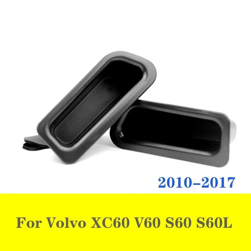 Auto-Styling für Volvo S60 V60 XC60 Aufbewahrungsbox Türgriff Armlehnenbox beigeschwarz Vordertür + Hintertür Finishing-Box 2010–2017