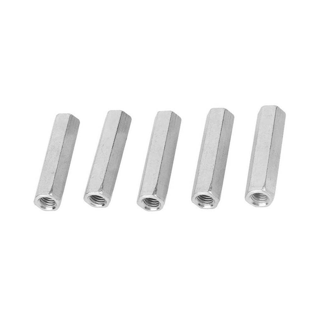 5 buc M8 * 50 piuliță lungă pentru tijă hexagonală manșon hexagonal piuliță de fixare filetată