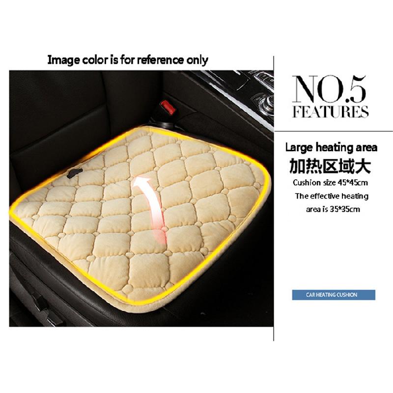 Universal New Carbon Fiber Heating Car Seat Heater Car Seat Heater Car Seat 12V Warm Winter Electric Heating Pad Cushion