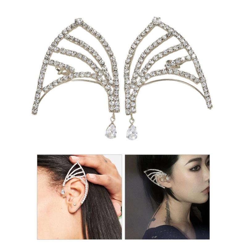 Fashionable Ear Cuff  Adornment No Piercing Ear Cuff Earrings Unique Shape Ear Rings Jewelry for Fashion Enthusiasts
