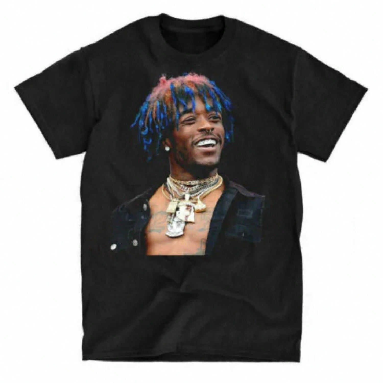 Lets Rock Rock N Roll Guitar Retro Graphic T-Shirt S разноцветный