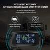 Reifendruckkontrollsystem mit 6 Sensoren USB/Solar TPMS Reifentemperaturmonitor für Wohnmobil Anhänger LKW