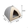 Cat House - Indoor Bed with Removable Cushion Pet Tent for Puppy, Rabbits, Hedgehogs, and Other