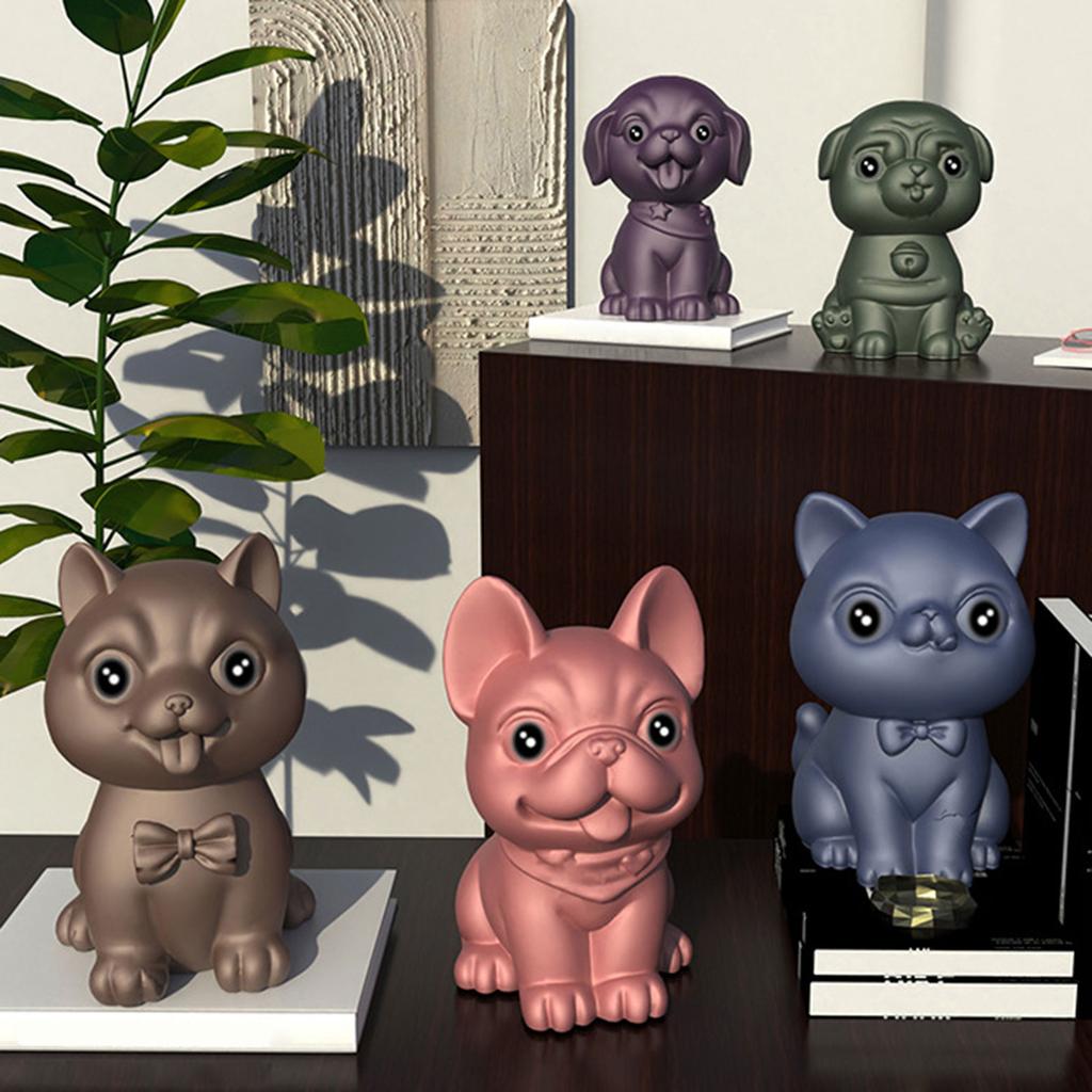 3D Dog Silicone Candle Mold DIY Soap Resin Plaster Mould Animal Puppy Ice Cube Chocolate Making Desk Ornament Home Decor