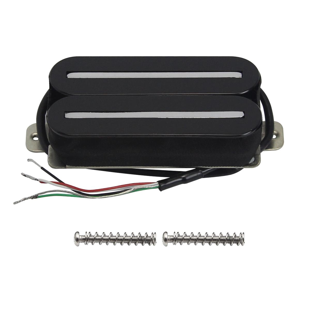 FLEOR Dual Rails Pickup Electric Guitar Humbucker Pickup Ceramic Guitar Parts Black/White Choose