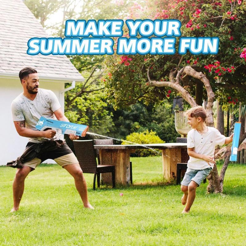 New Summer Automatic Electric Water Gun Parent-child Outdoor Beach Water Fight Toy