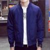 Arrivo Primavera Autunno Giacche da uomo Cappotti di moda solidi Maschile Casual Slim Colletto alla coreana Bomber