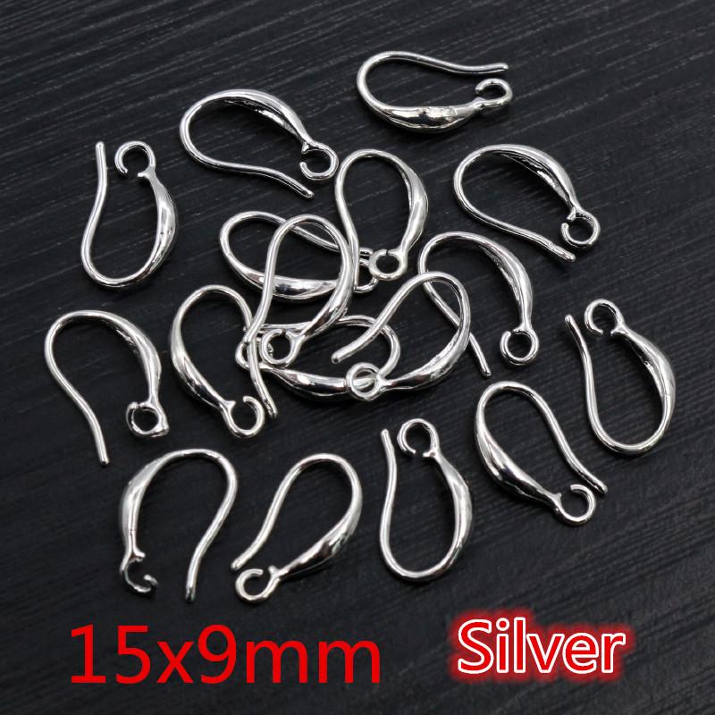 20 Stück reine Kupfer plattierte Ohrhaken für DIY Schmuck, Ohrringe & Bastelarbeiten