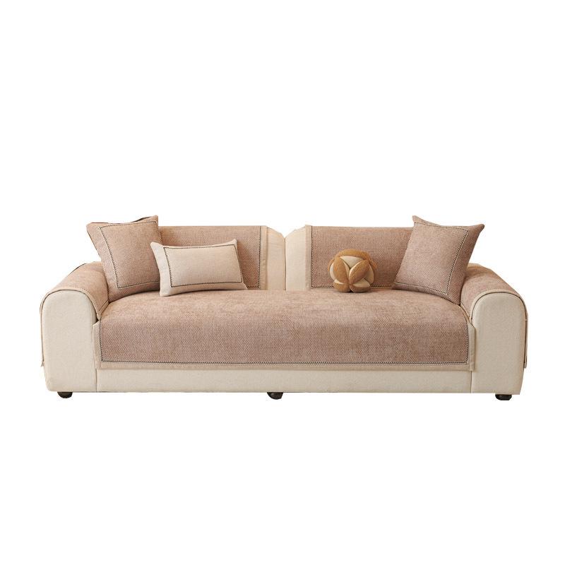 2025 French High-End Chenille Sofa Cushion: All-Season Non-Slip Seat and Sofa Cover