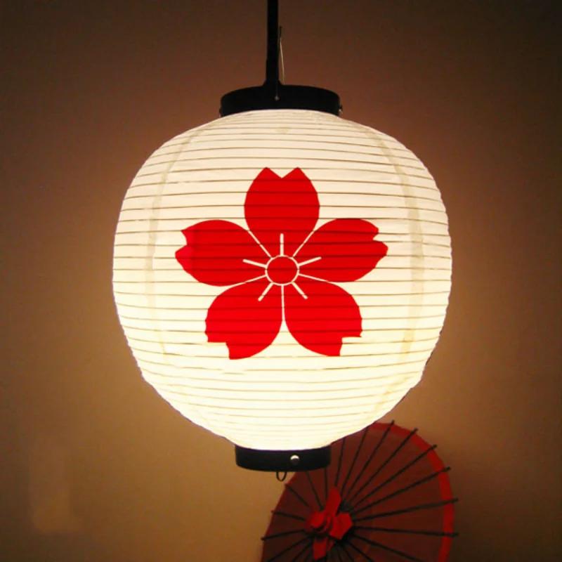 30cm Japanese Izakaya Outdoor Waterproof Decor Lanterns Sake Sushi Lamian Noodles Salmon Cuisine Restaurant Advertising Lantern