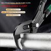 1pc Industrial-Grade Chrome Vanadium Steel Multi-Tool - Large Opening Pliers, Wrench, Water Tube Spanner