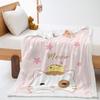 Cartoon Animal 2D Digital Printing Thickened Lamb Fleece Crystal Fleece Blanket