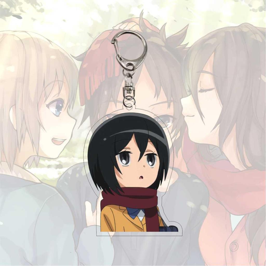 Attack on Titan Sankasa Corps Acryl-Schlüsselanhänger mit Allens Gesicht