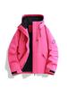 Trendy Brand Women's Blue Softshell Jacket - Windproof & Waterproof, 3-in-1 Autumn/Winter Outdoor Climbing & Mountaineering Apparel