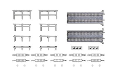 KATO N Gauge Double Track Slope Pier Basic Set Railway Model Supplies 23-048