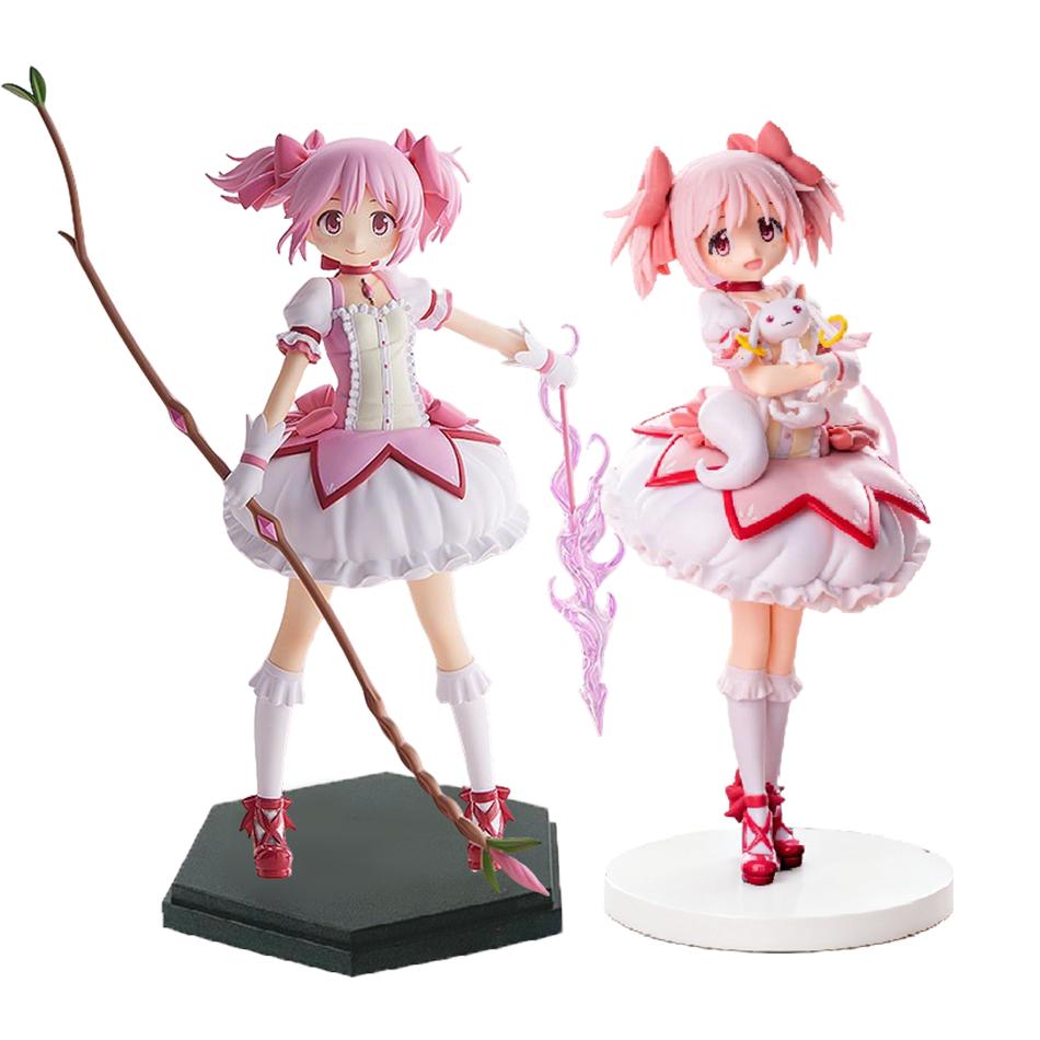 New PMMM Magical Girl Anime Figure Kaname Madoka Action Figure 2 Kinds Kawaii Figurine Cute Loli Collection Model Toy Gift
