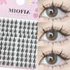 120 bundles Mink False Eyelash Natural Fishtail Lash 3D Russian Individual Eyelash Extension Cluster Makeup Tool Wholesale