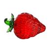 Miniature Glass Fruit Sculpture Realistic Fruit Paperweight for Living Room Tabletop Display and Document Organization