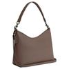Coach Laurel 31 Logo Zip Closure Pebble Leather Tote Crossbody Shoulder Bag Large Women bags Dark-Stone CR148-QBCBD