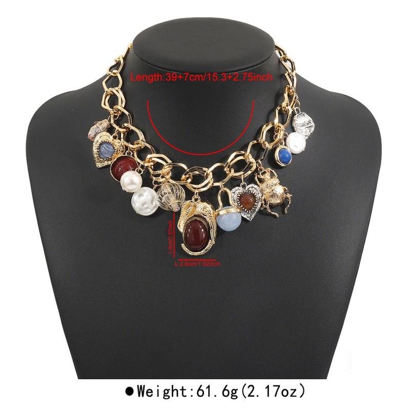 Bohemian Ocean Bead Necklace Women Beach Style Fashion Jewelry