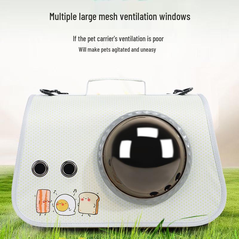 Portable Space Capsule Pet Carrier Backpack (For Cats and Dogs)