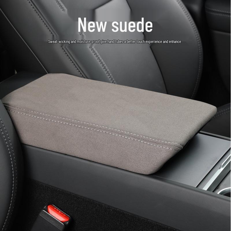 Tesla Model 3/Y Suede Armrest Protective Cover