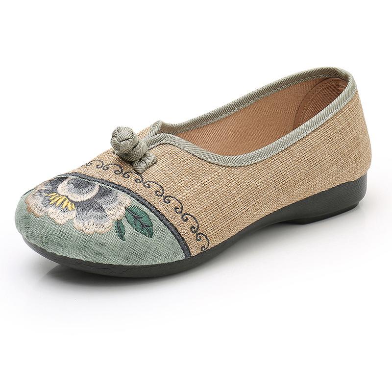 

Модная обувь для мам, трикотажные мокасины для женщин, повседневные кроссовки на весну и лето, туфли на плоской подошве, дышащая обувь на плоской подошве 40 зелёный