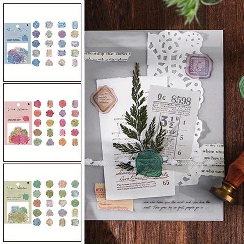 80Pcs/2Bags Kawaii Stationery Stickers Vintage Fire Paint Diary Planner Decorative Mobile Stickers Scrapbooking DIY Craft Sticker