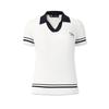 Fila Tennis Fashion Simple Classic Retro Tennis Sports Casual Versatile Comfortable Striped Knitted Short Sleeve Top Women tops A11W623401FWT