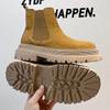 Chelsea boots men's 2024 new British low-top cigarette tube men's high-end thick-soled Martin boots 44161-A