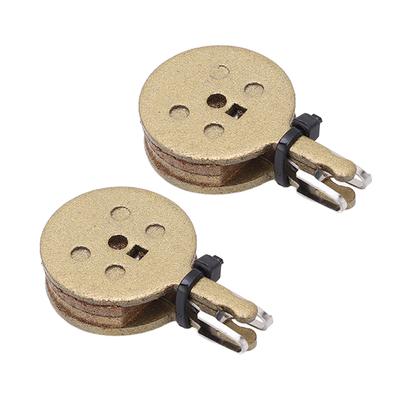 2PCS Mountain Bike Disc Brake Pads Copper Alloy Low Noise Wear Resistant Replacement MJ 02B